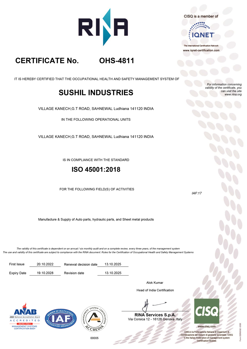 certificates, Towing, Ball Mount, Push Pull couplings