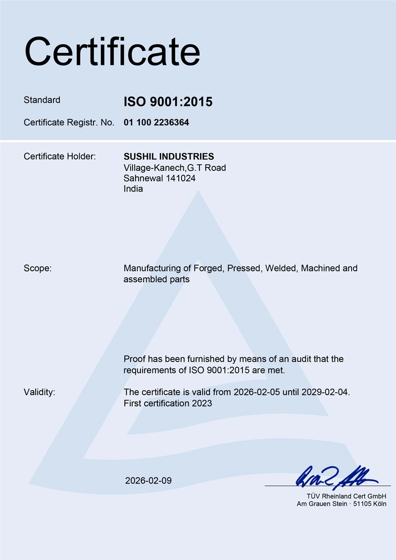 certificates, Towing, Ball Mount, Push Pull couplings