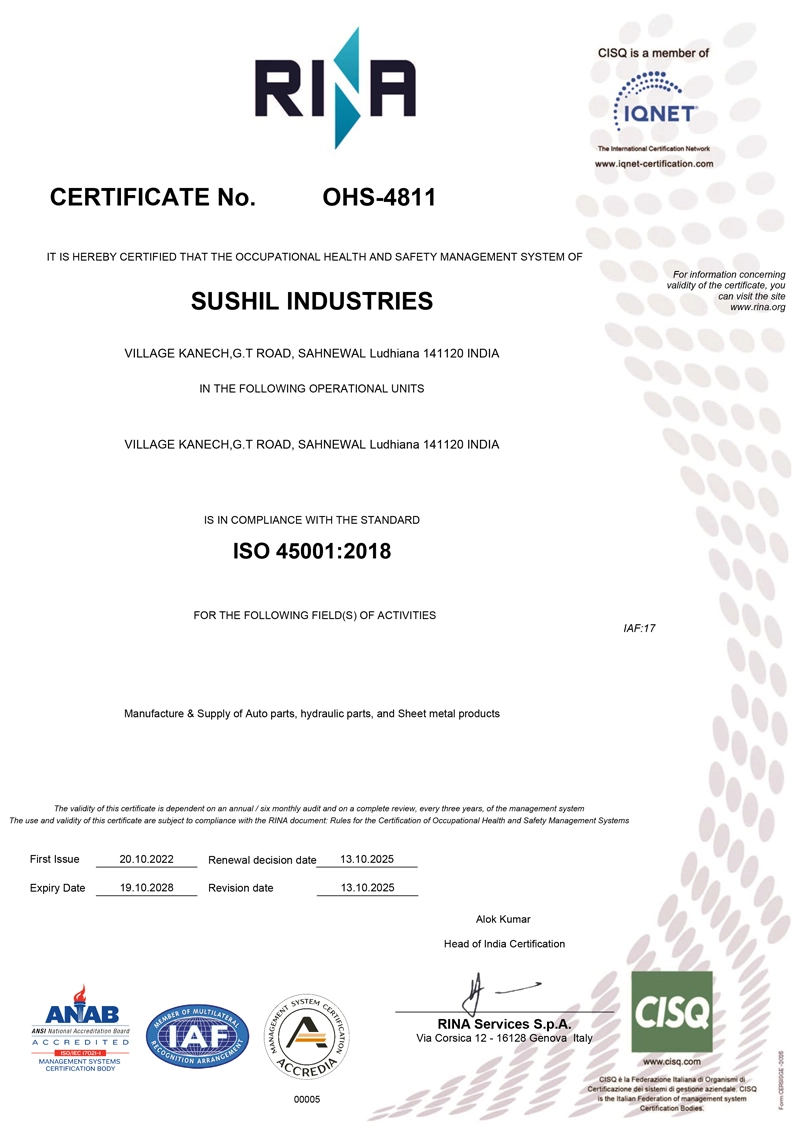 certificates, Towing, Ball Mount, Push Pull couplings